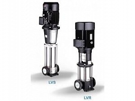 Вертикальные многоступенчатые насосы из нержавеющей стали LVS/R